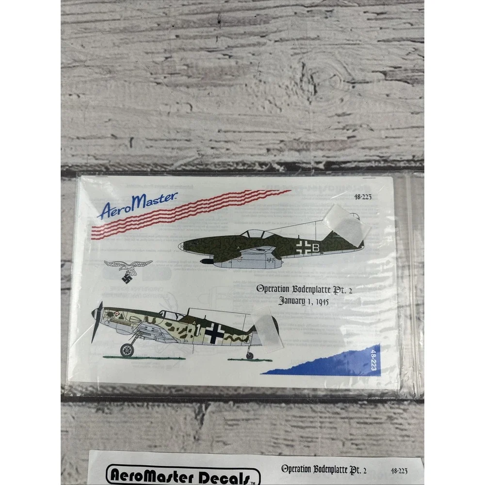 1/48 Aeromaster 48-223 Decal Operation Bodenplatte New